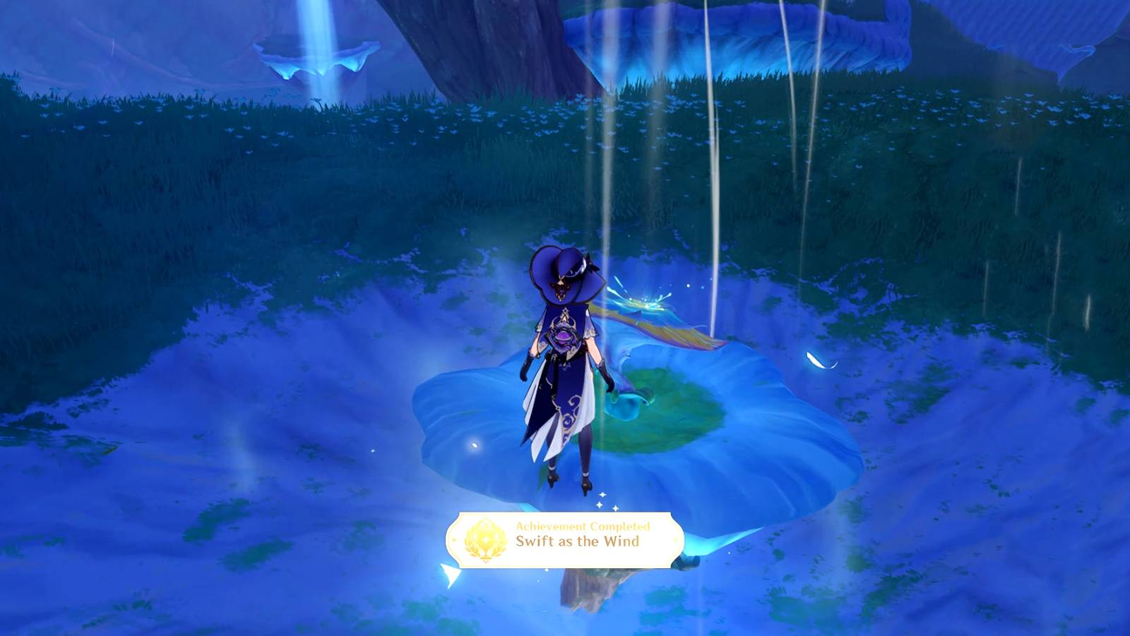 swift as the wind achievement in genshin impact
