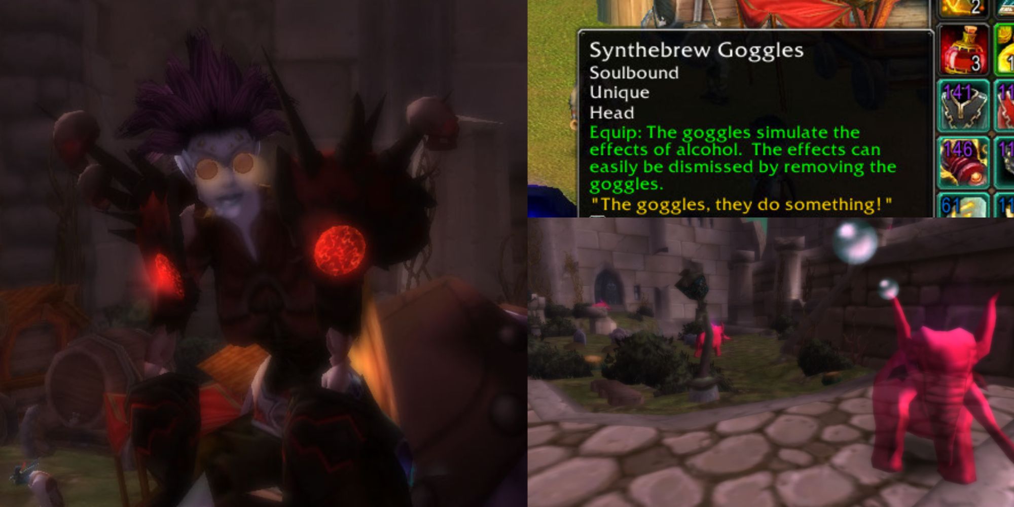 synthebrew goggles brewfest classic wow 