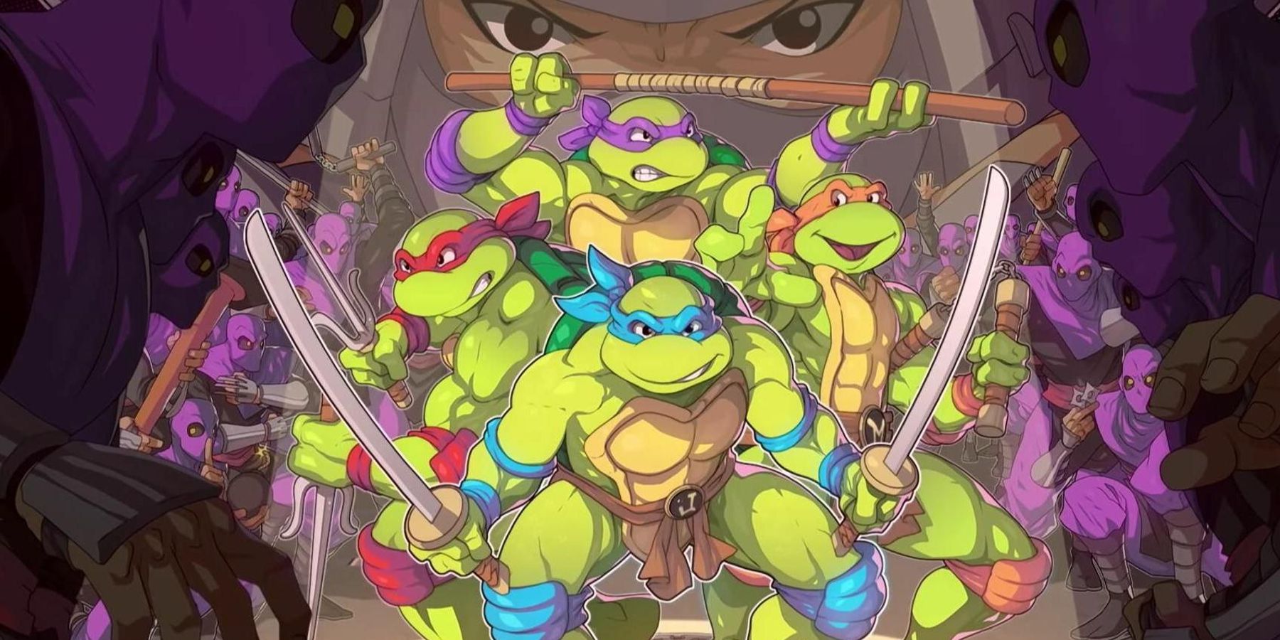 teenage mutant ninja turtles shredder's revenge key art