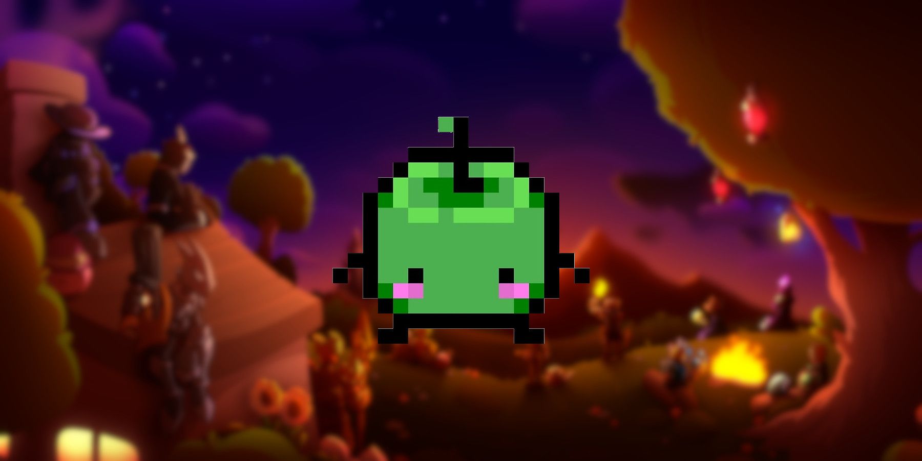 This is a secret pet put in Terraria originally from Stardew