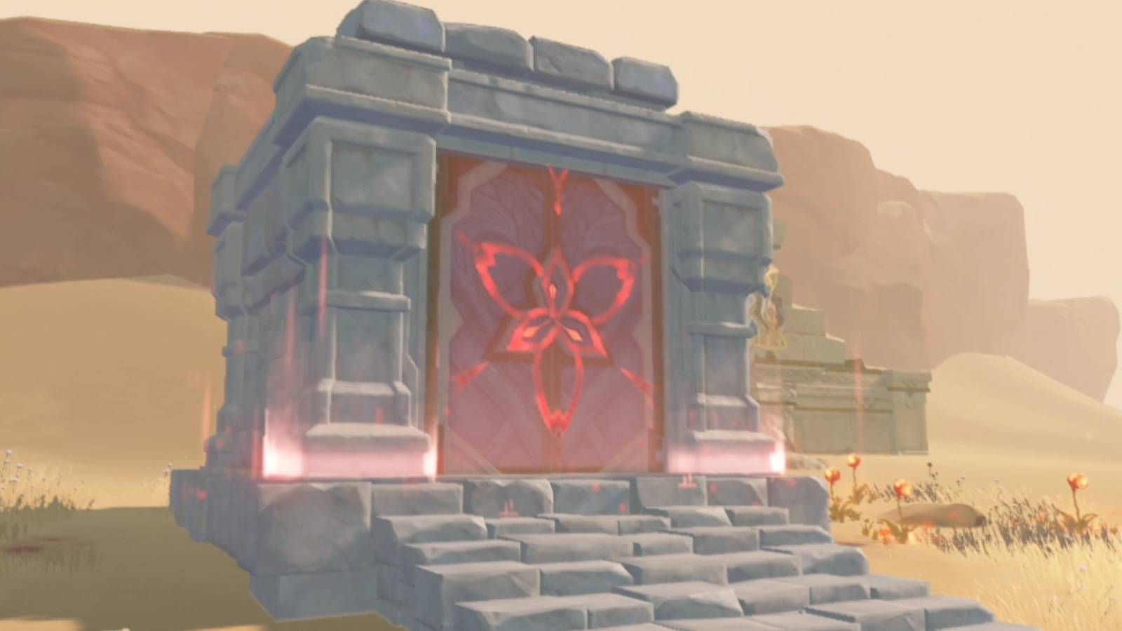 the garden of endless pllars domain in genshin impact