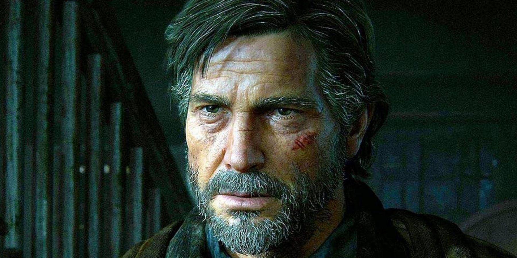 Изображение из ремейка The Last of Us Part 1, показывающее Чола крупным планом