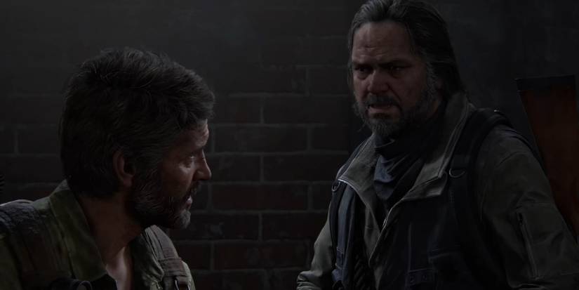 the last of us part 1 joel catches brick in mid air