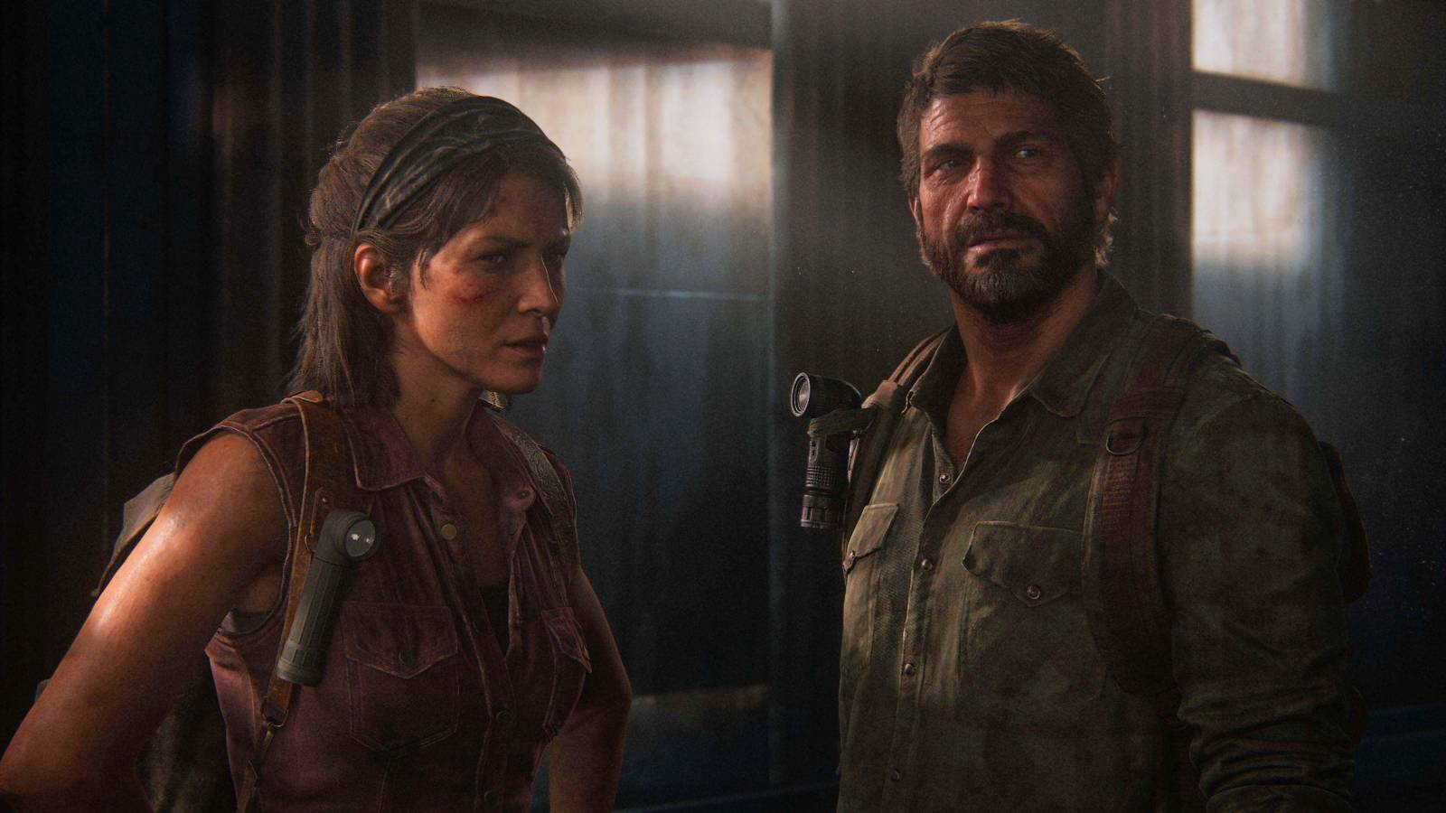 the last of us part 1 joel tess quarantine zone we're smuggling her
