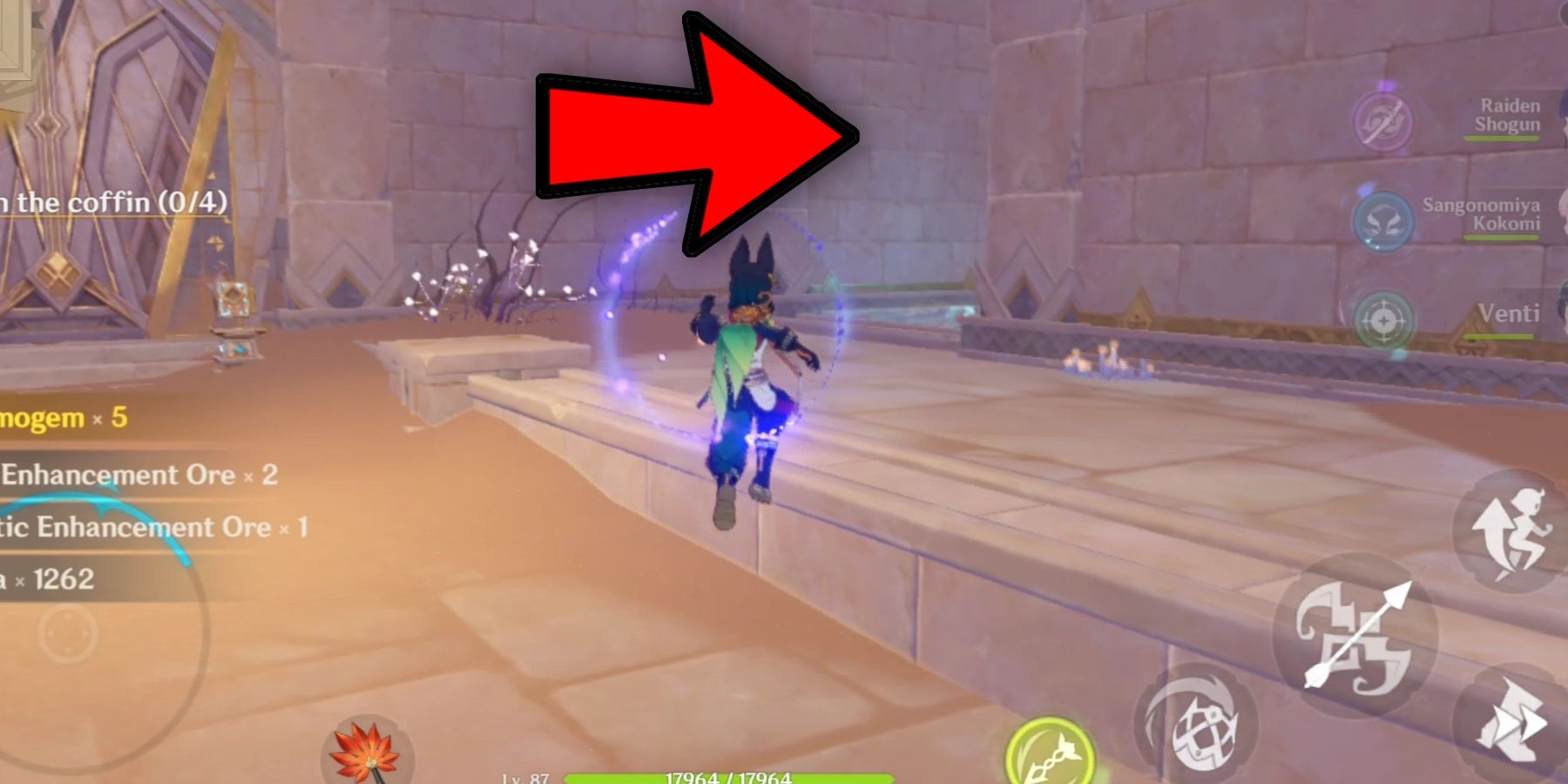 Genshin Impact How To Try To Open The Coffin (The Secret Of AlAhmar)