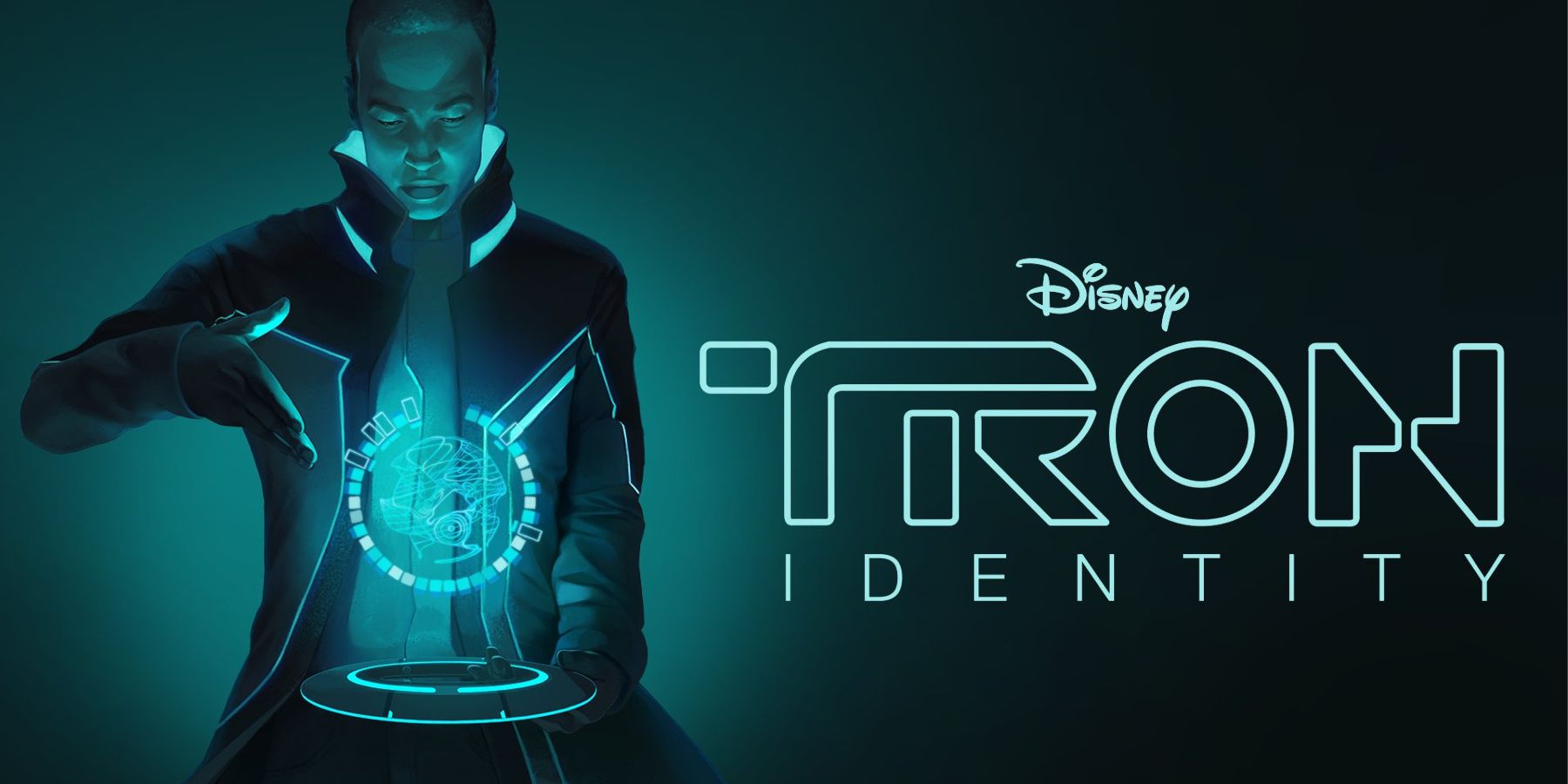 disney's tron identity title art