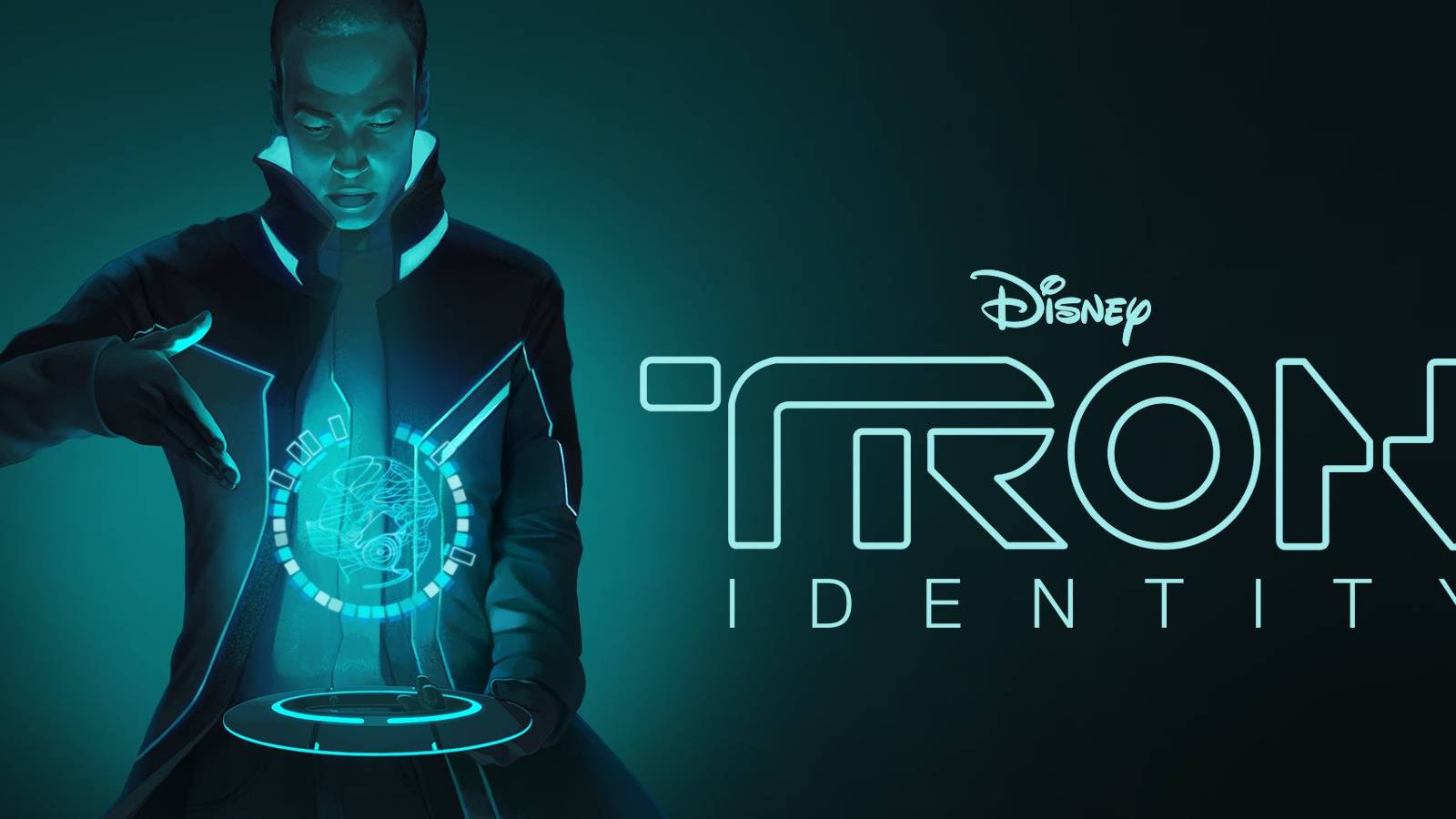 disney's tron identity title art