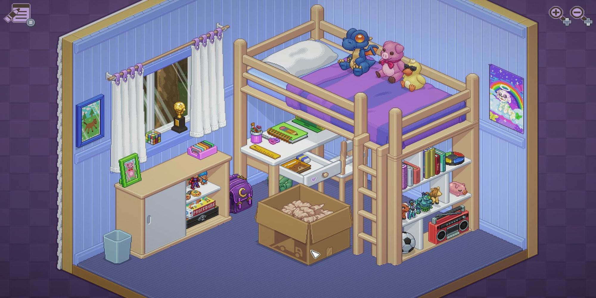 Childhood bedroom in Unpacking