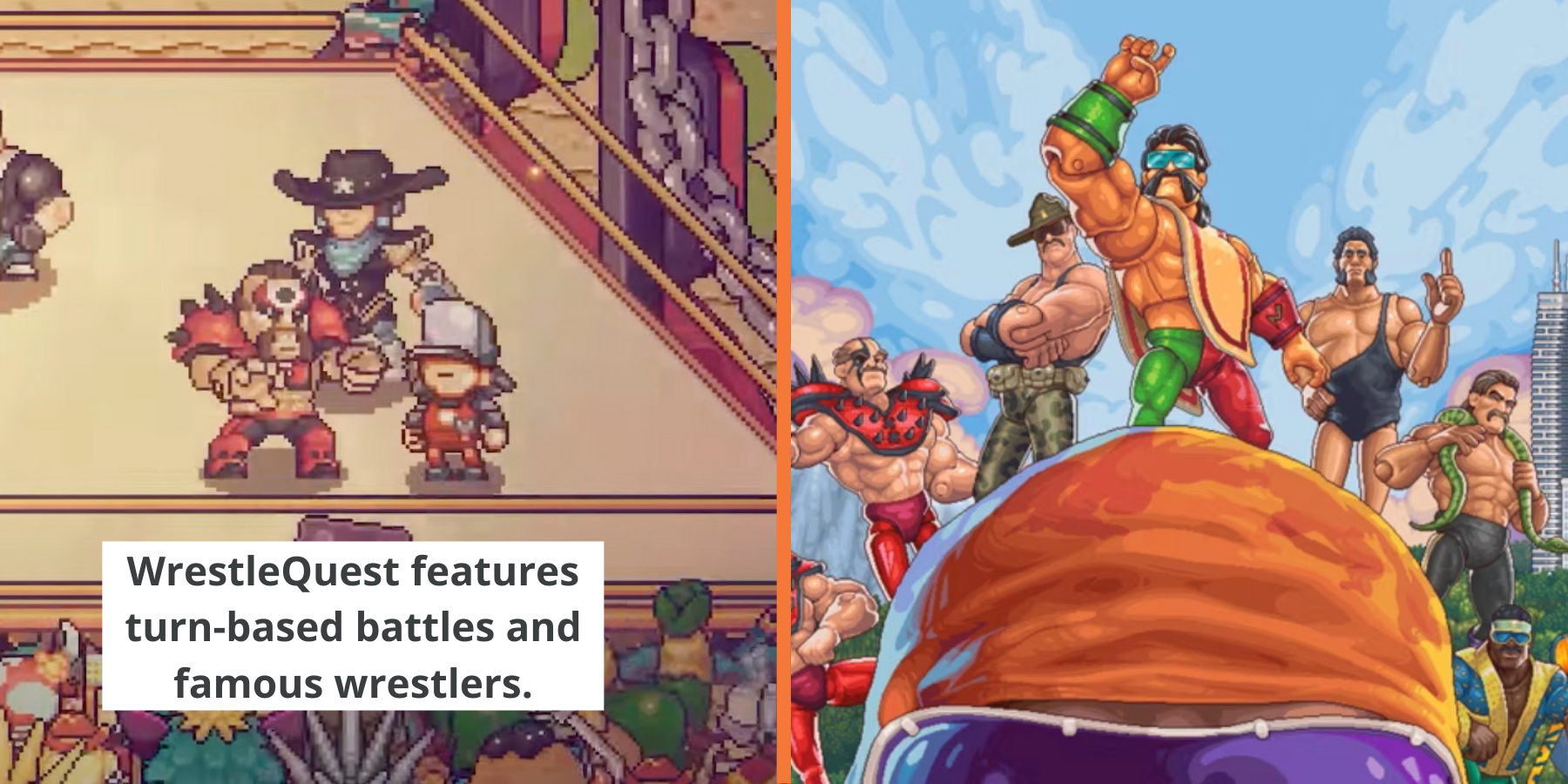 WrestleQuest is a new Retro RPG Starring Randy Savage and More