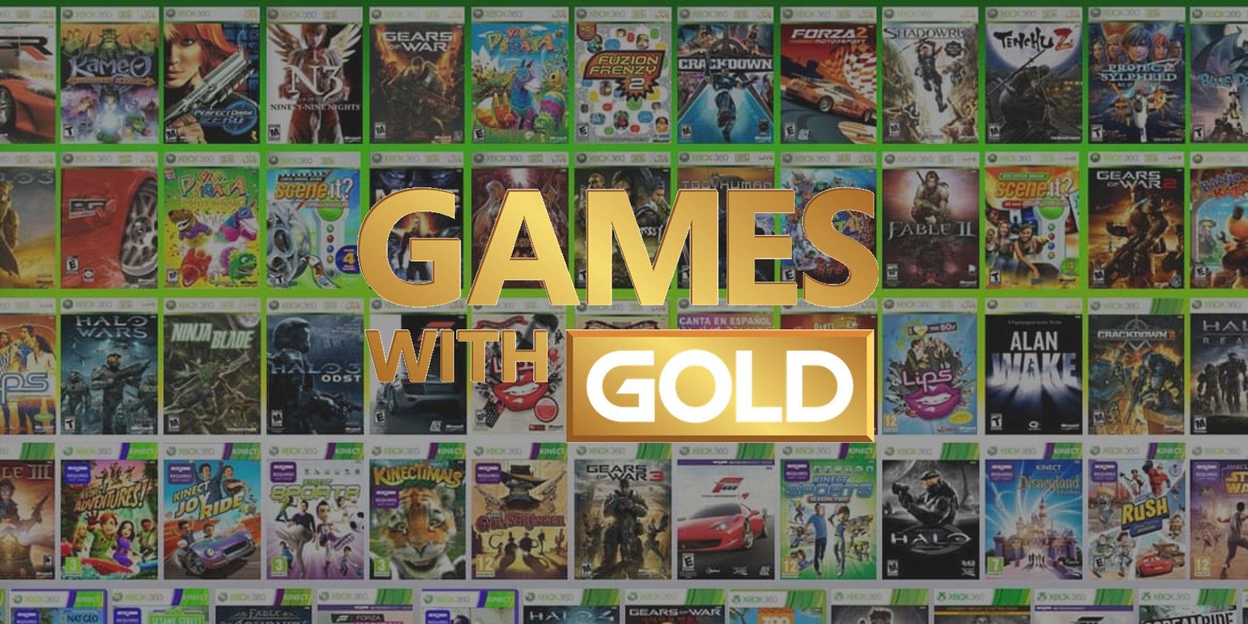 Xbox 360 free on sale games with gold