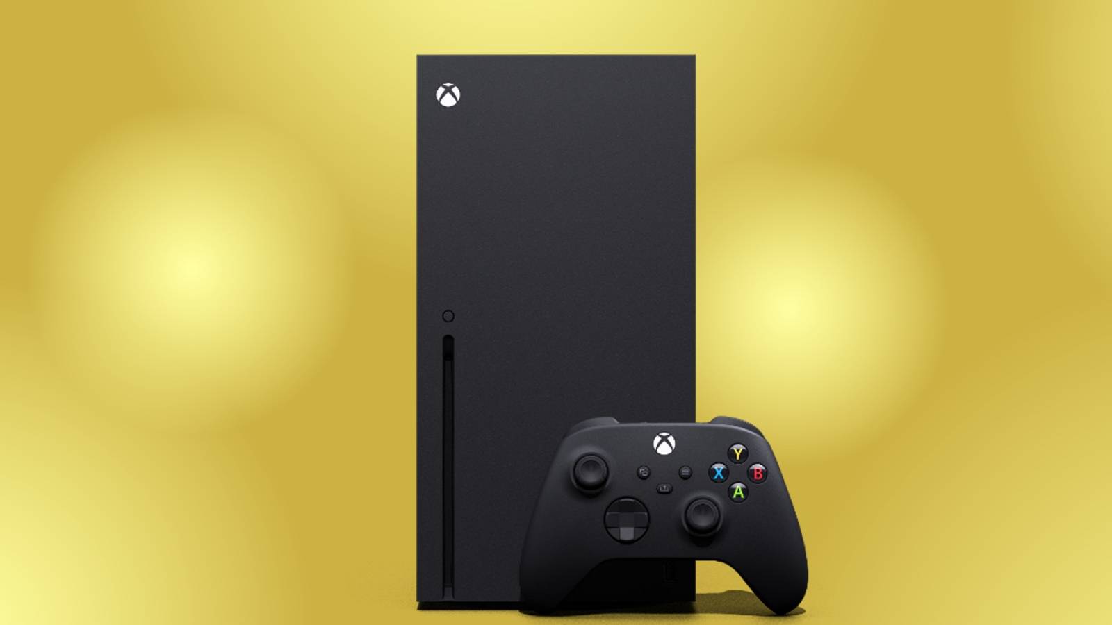 xbox series x gold background lights