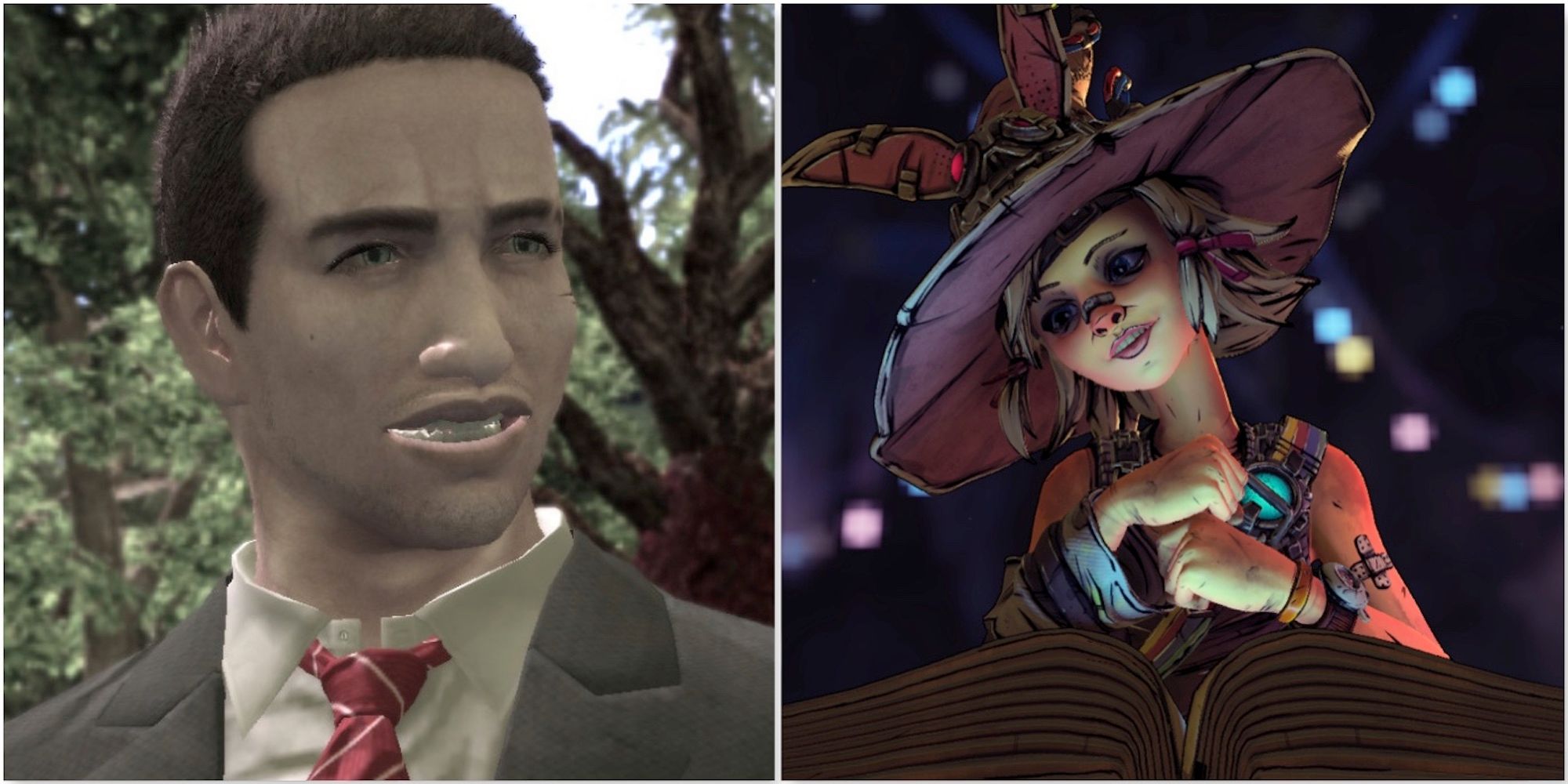 Agent Francis York Morgan from Deadly Premonition and Tiny Tina from Tiny Tina’s Wonderlands