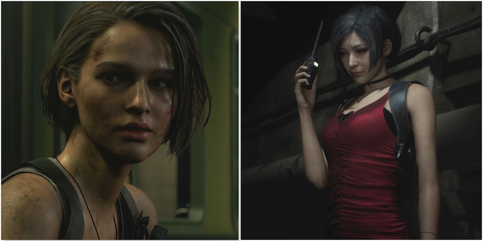 Jill Valentine from Resident Evil 3 and Ada Wong from Resident Evil 2