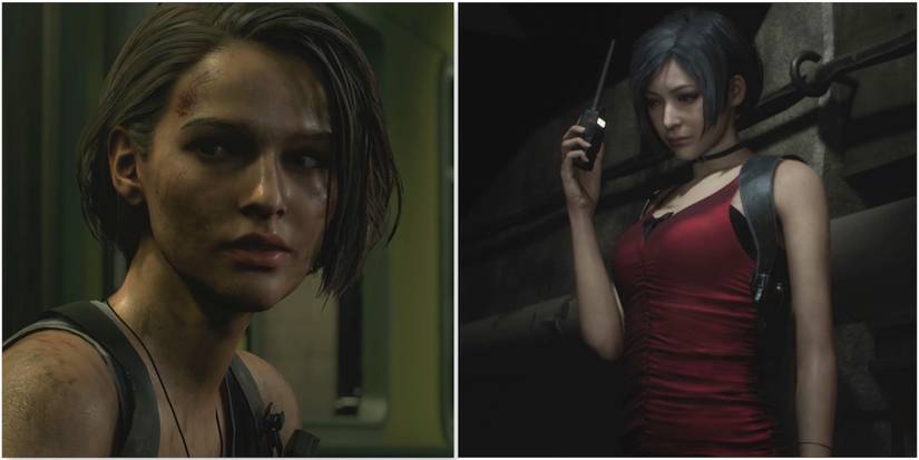 Jill Valentine from Resident Evil 3 and Ada Wong from Resident Evil 2