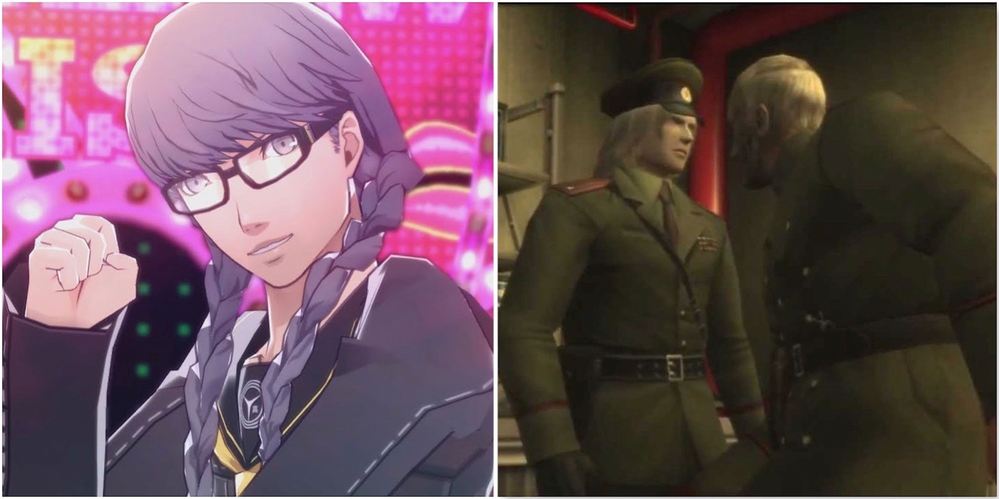 Ю Нарукуми из Persona 4 и Райков и полковник Волгин в Metal Gear Solid 3