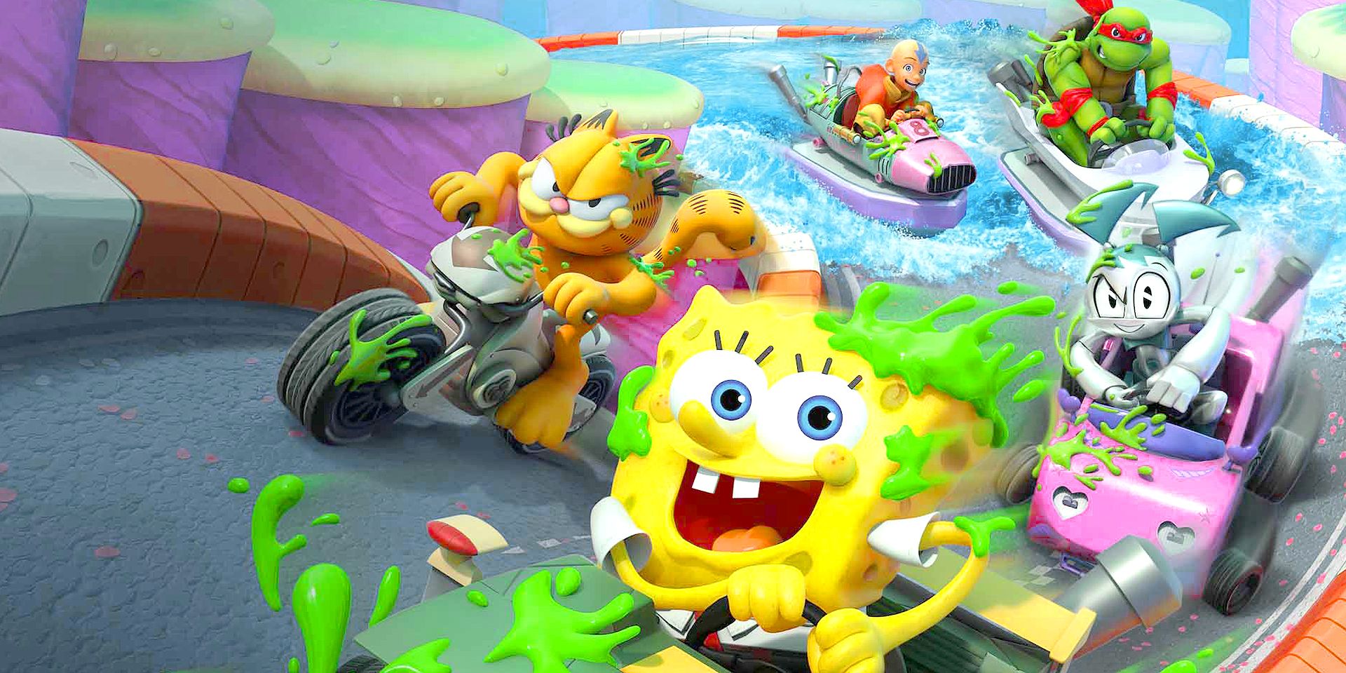 10 Best Characters In Nickelodeon Kart Racers 3 Slime Speedway - Featured