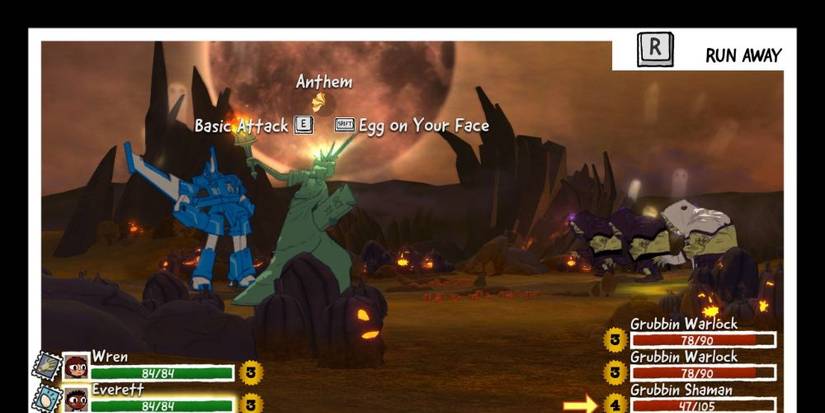 Robot Statue Egg On Your Face Combat