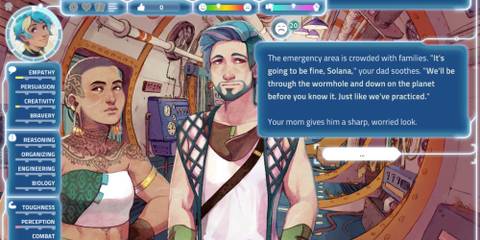 A conversation with the parents in I Was A Teenage Exocolonist