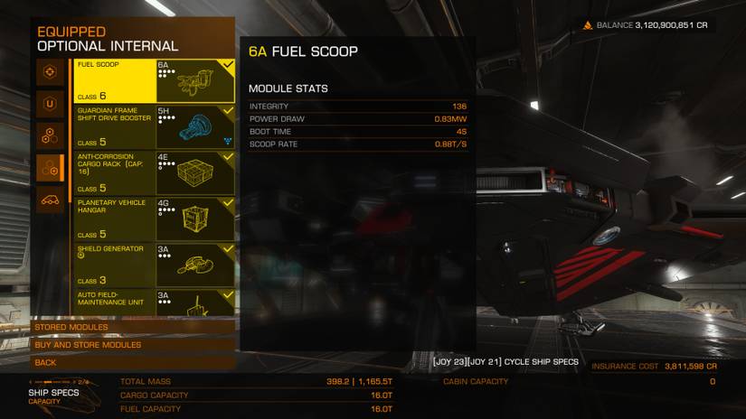 The Optional Internals page for The Bubble Buster.