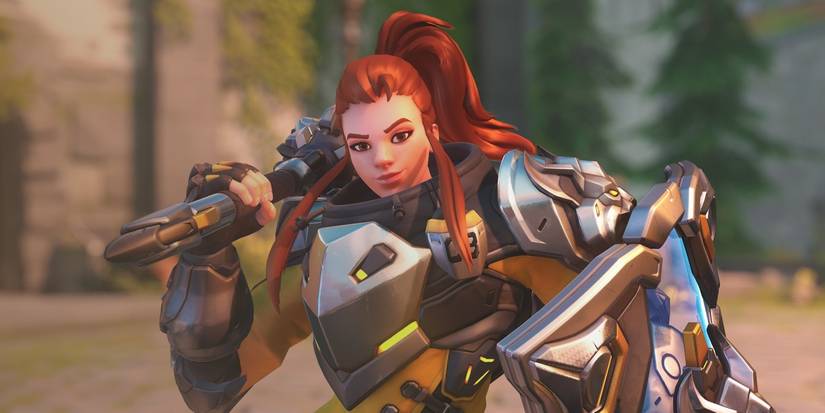 Overwatch 2, Brigitte posing in eichenwalde