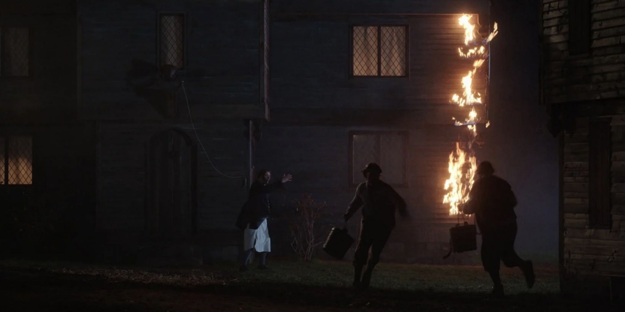 Сцена с участием персонажей Hocus Pocus 2.