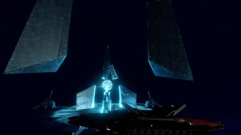 A Guardian beacon looms menacingly over The Bubble Buster.