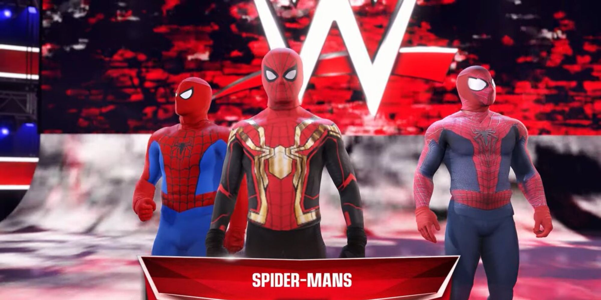 Spider-Man costumes in WWE 2K22