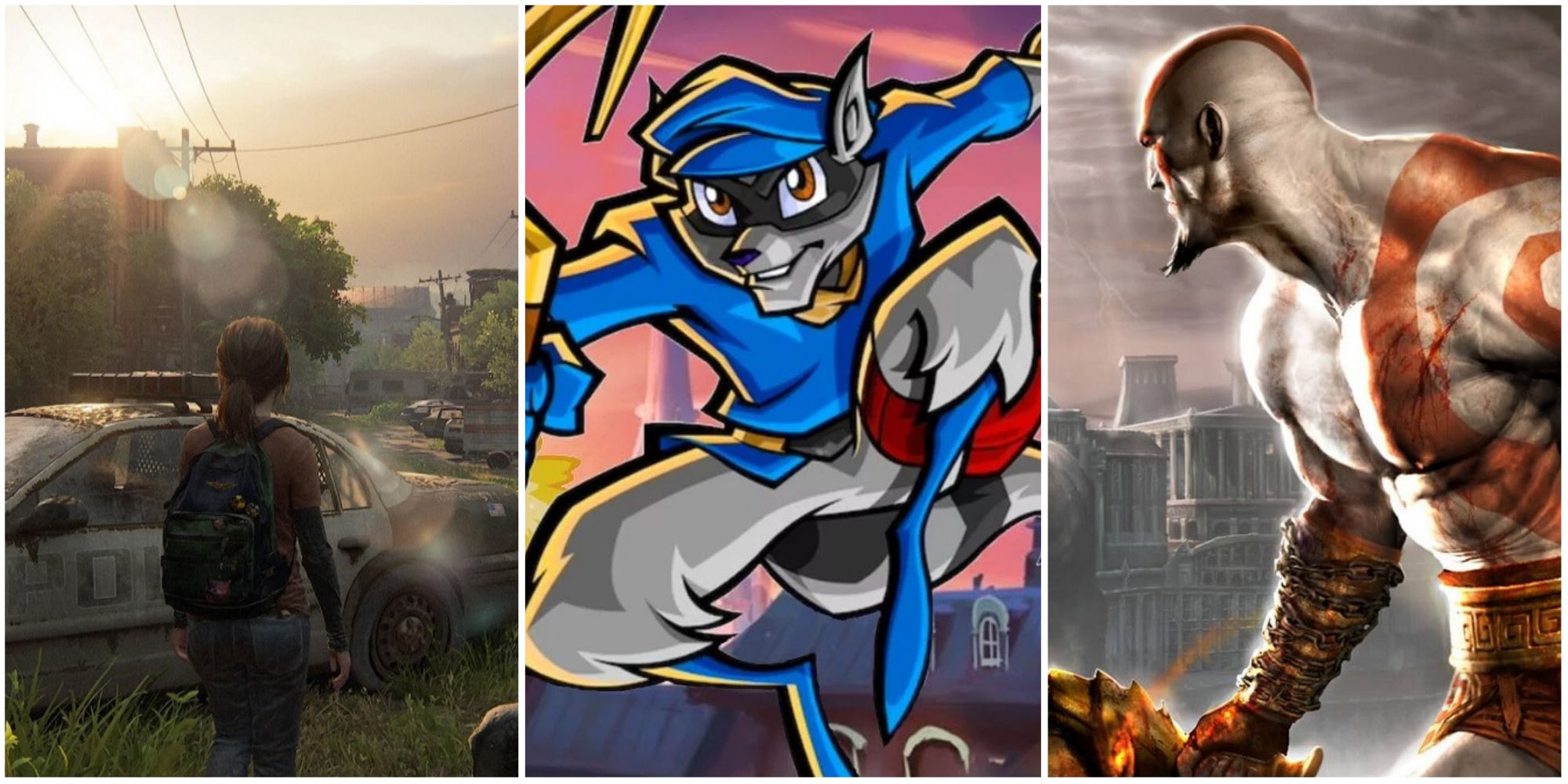 75%+ PlayStation Franchises- The Last of Us Sly Cooper God of War