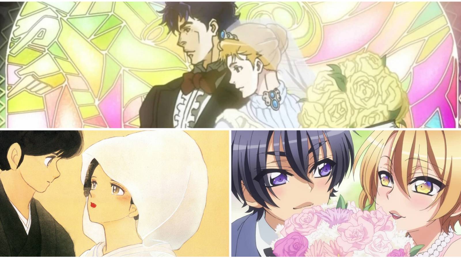 Iconic Anime Weddings- Jojo's Bizarre Adventure Maison Ikkoku Love Stage
