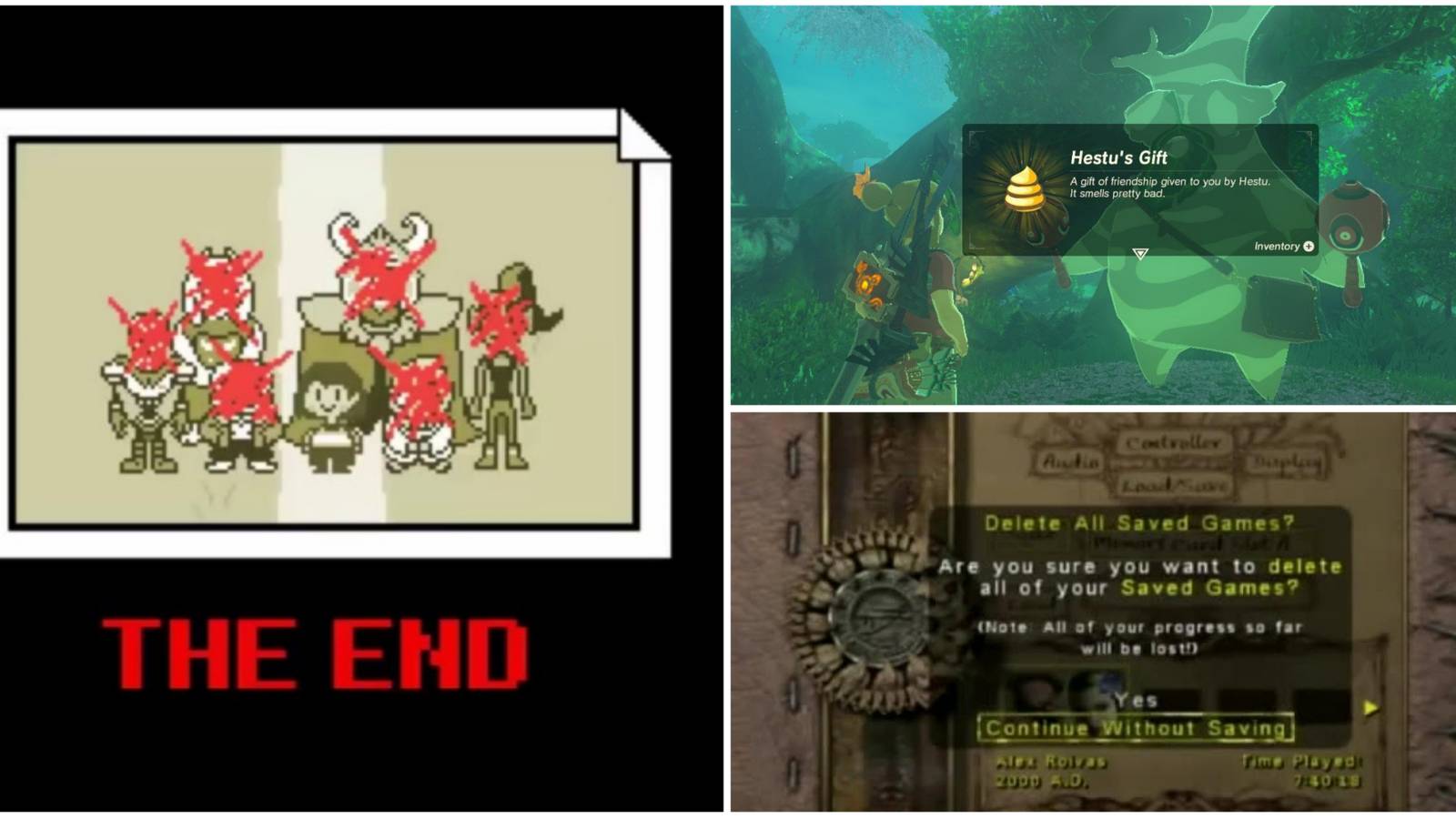 Games That Troll- Undertale LoZ Breath of the Wild Eternal Darkness