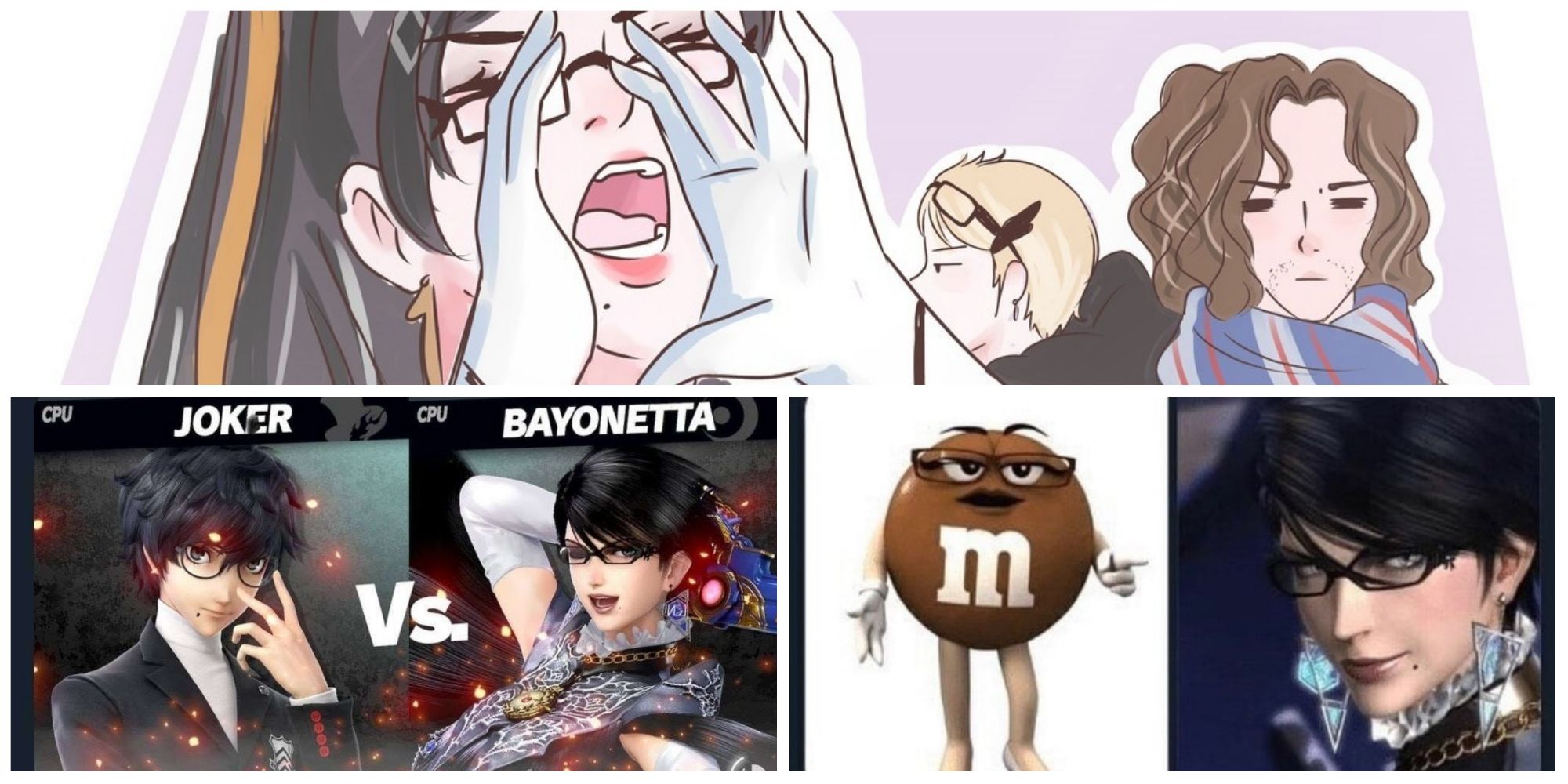 Bayonetta Meme- Fly Me to the Moon Joker M&Ms