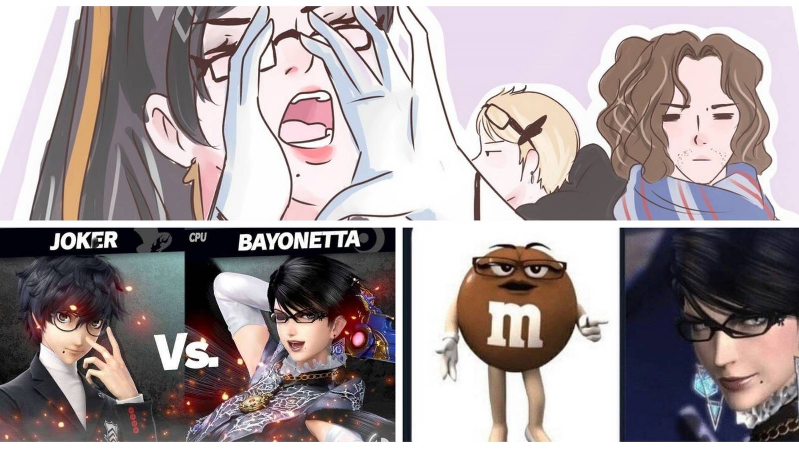Bayonetta Meme- Fly Me to the Moon Joker M&Ms