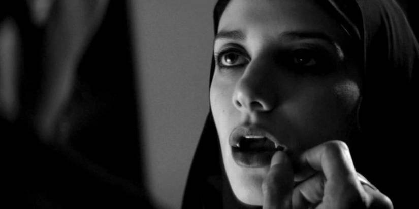 The Girl in A Girl Walks Home at Night