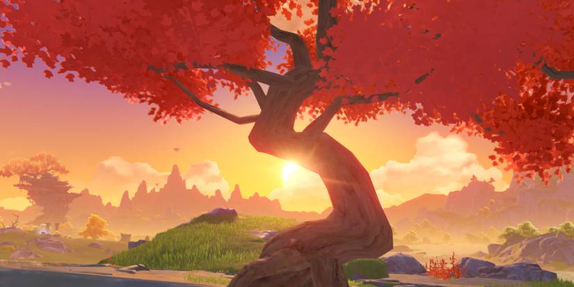 A Maple Tree in Genshin Impact