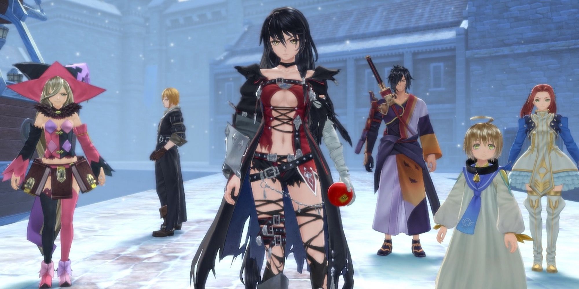 A cutscene featuring characters in Tales Of Berseria