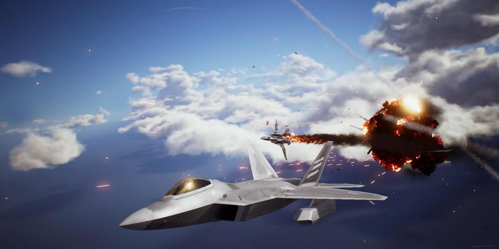 battle in Ace Combat 7 Skies Unknown