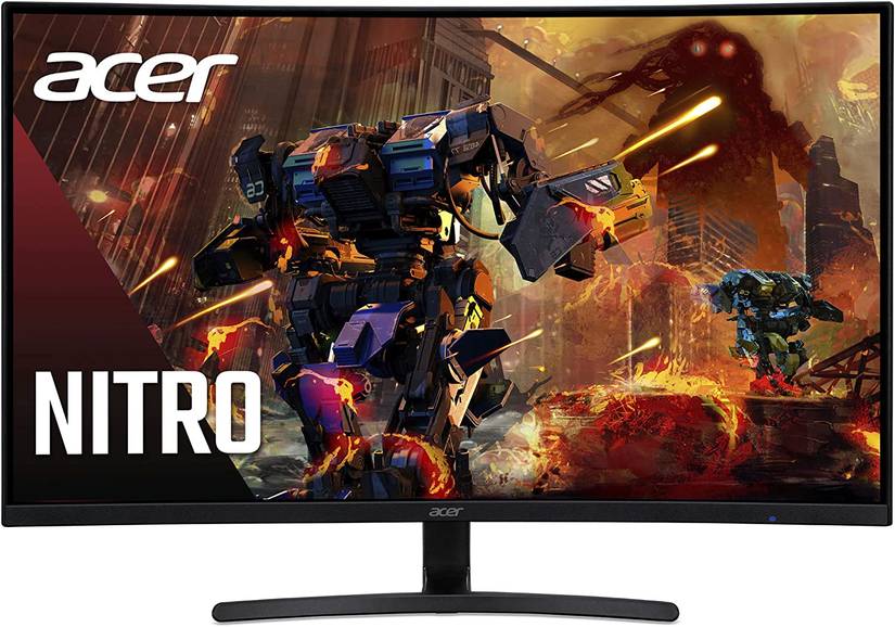 Acer Nitro ED323QU Pbmiippx 31.5%22 WQHD 2560 x 1440 VA 1500R Curved Gaming Monitor | AMD FreeSync Premium | Up to 165Hz | 1ms (VRB) | DisplayHDR400 | DCI-P3 92% | 2 x Display Port 1.2 & 2 x HDMI 2.0