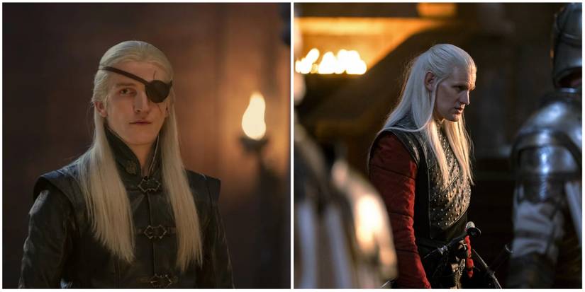 Aemond and Daemon Targaryen from House of the Dragon.