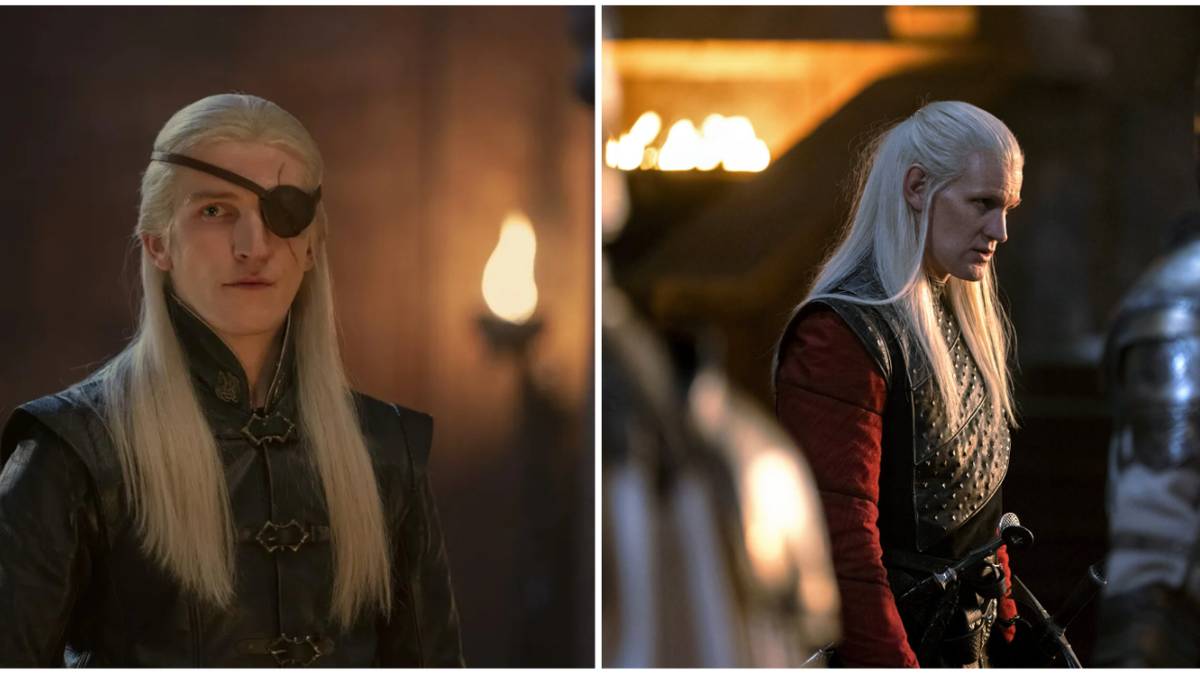 Aemond and Daemon Targaryen from House of the Dragon.