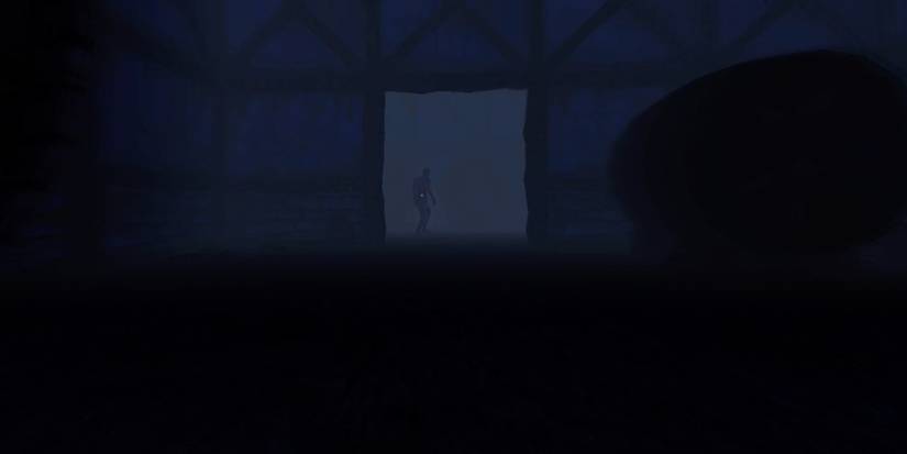 Player hides from enemy