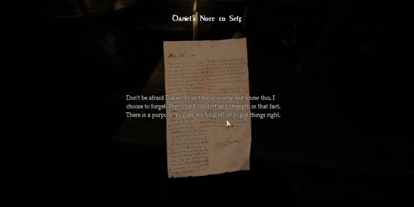 Player reminds himself of his purpose through his writings