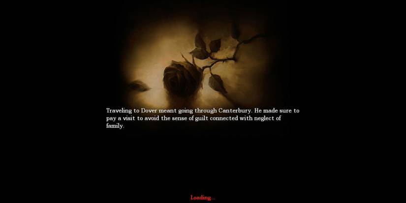 Players reads the clues left behind on loading screens