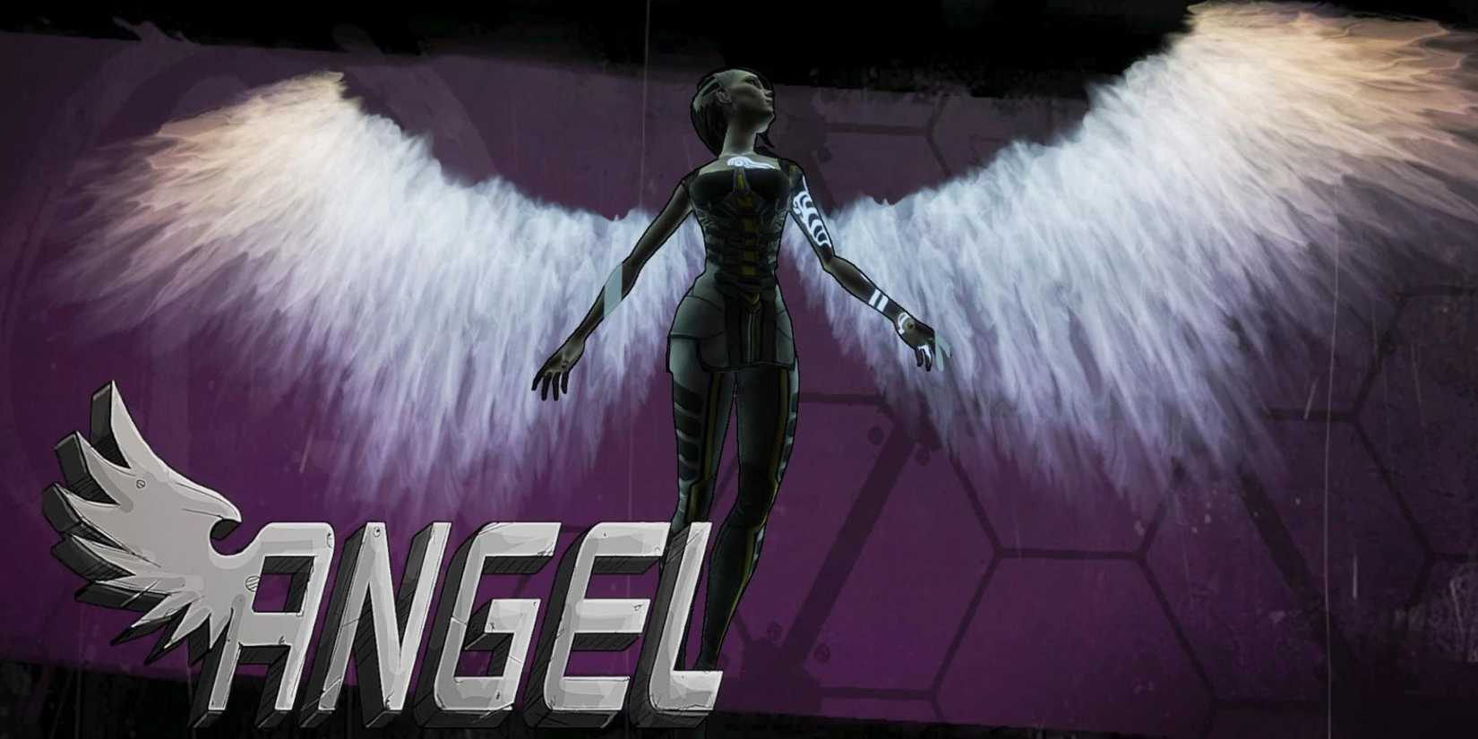 The intro screen for Angel in Borderlands 2