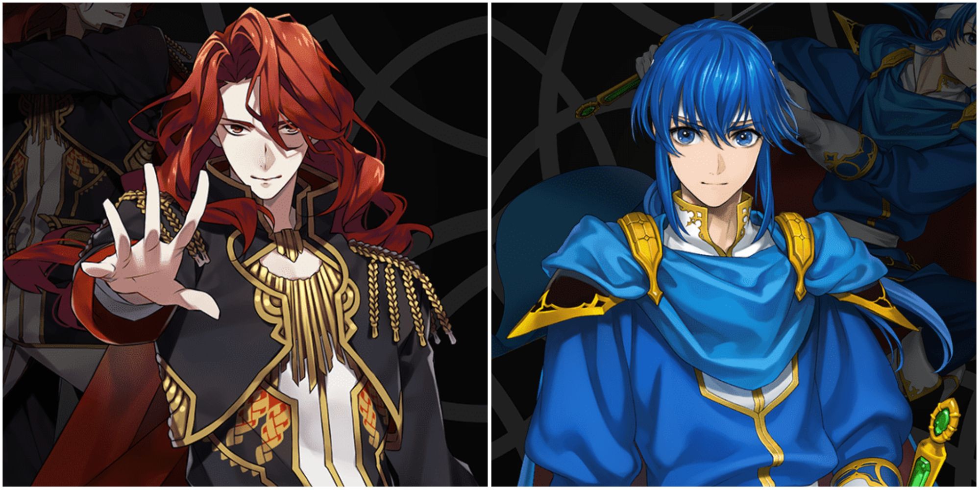 Arvis and Seliph in Fire Emblem