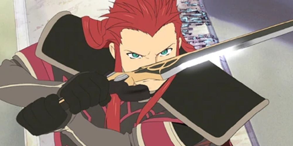 Asch in the opening cutscene of Tales of the Abyss