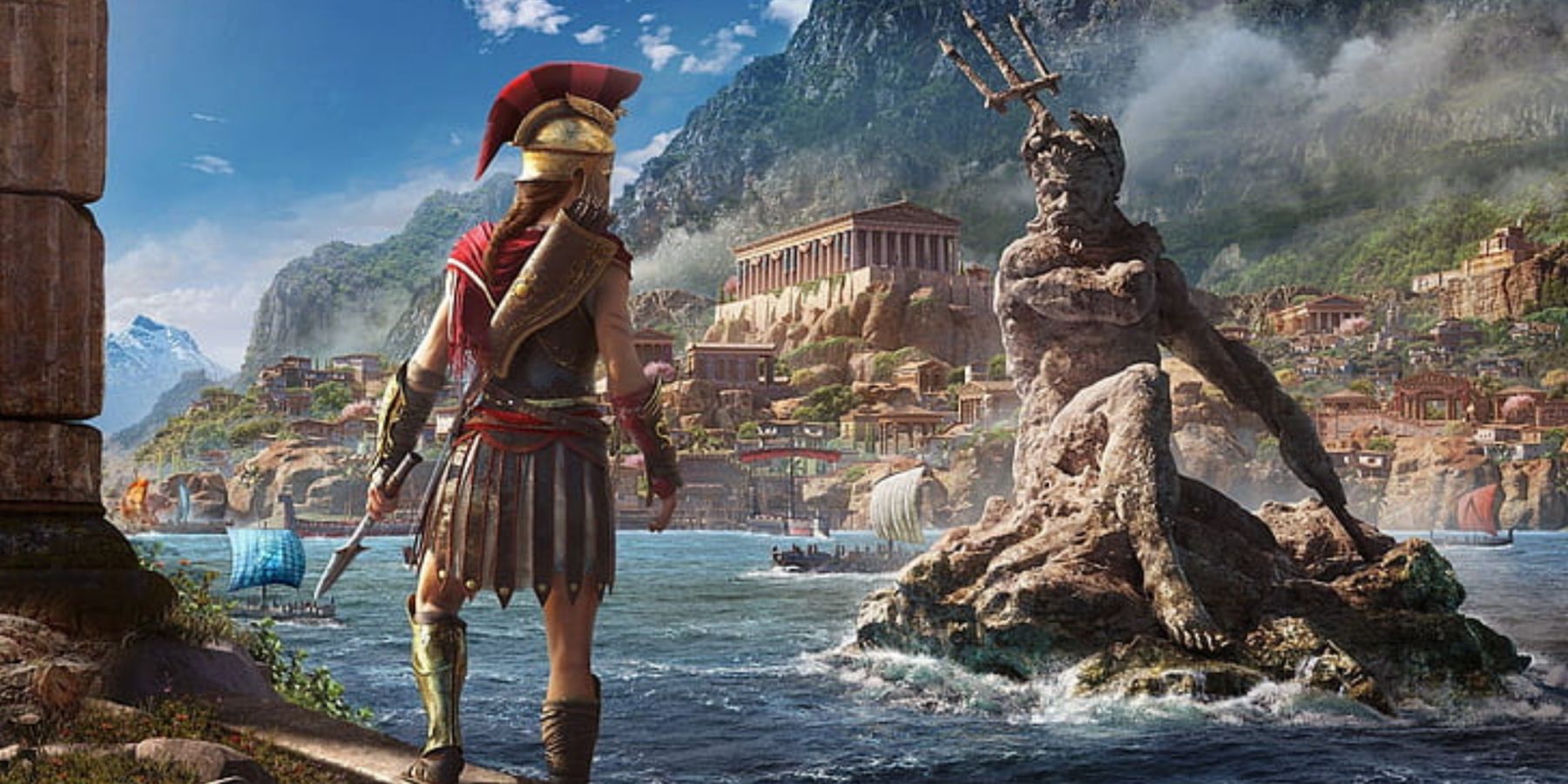 Assassin's Creed Odyssey Statue In The River