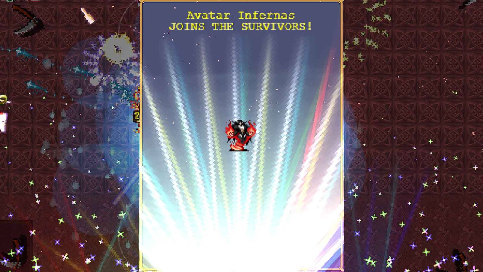 Unlocking Avatar Infernus in Vampire Survivors