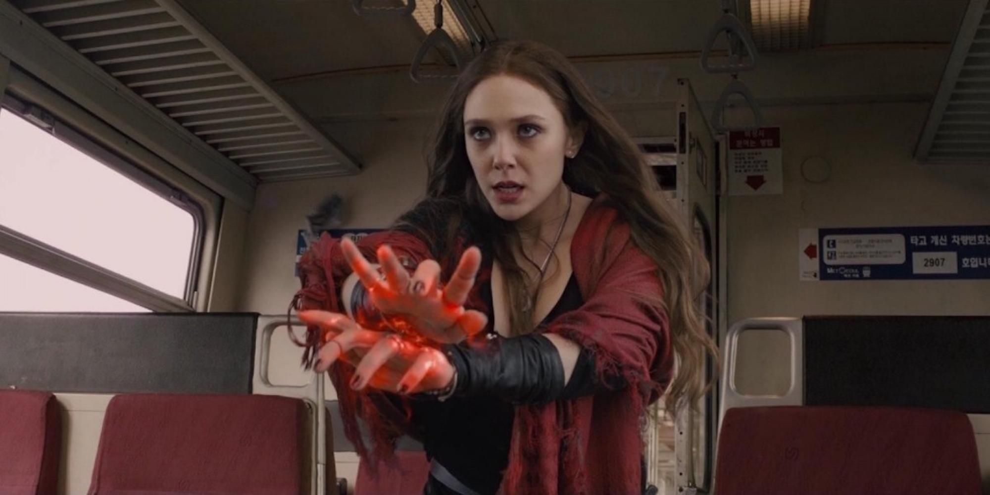 The Scarlet Witch in Avengers: Age of Ultron