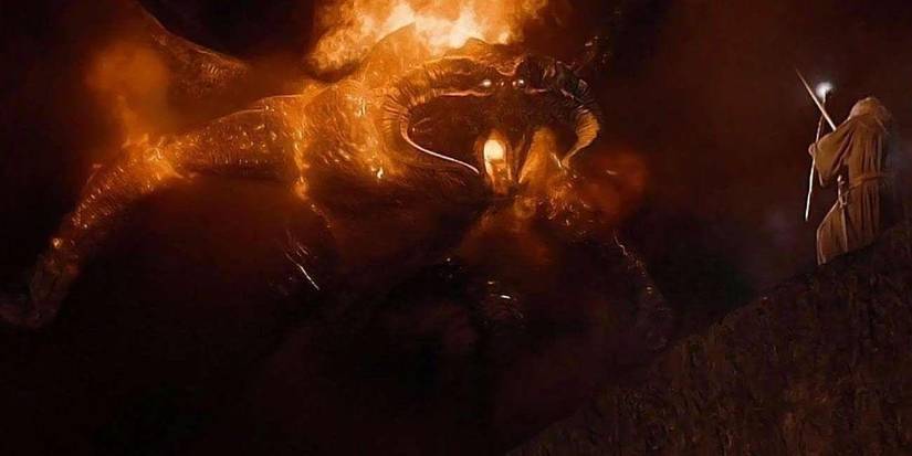 The Balrog in The Lord of the Rings: The Fellowship of the Ring