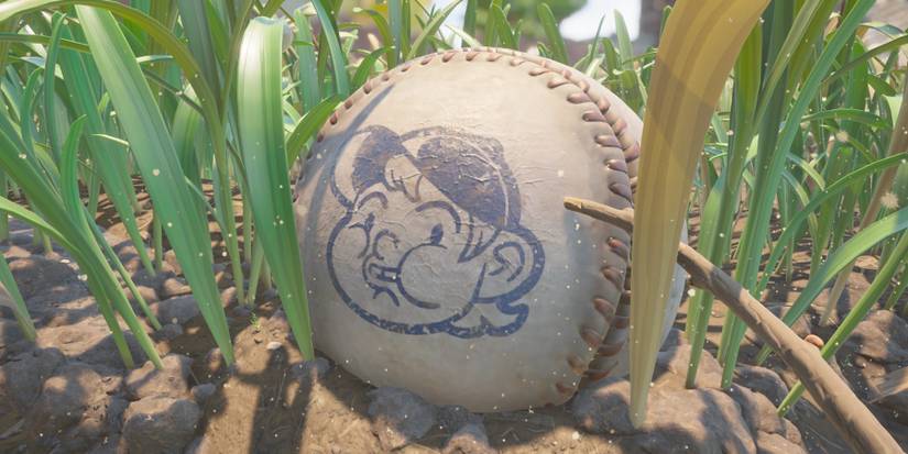 Baseball in grounded